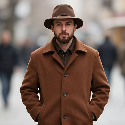 Brown Barbaloot Costume Male Portrait