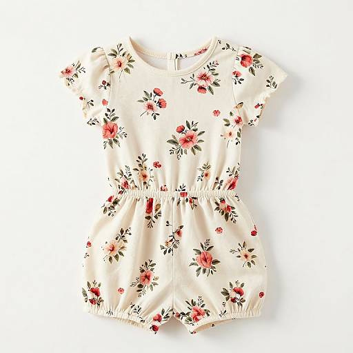 Princess Floral Romper Set