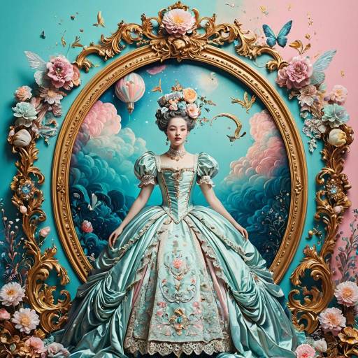 Eclectic Fusion of Rococo and Surrealism Eclectic Fusion of Rococo and Surrealism