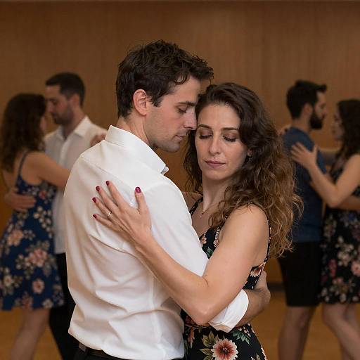 Couple Dancing in Soft, Relaxed Setting