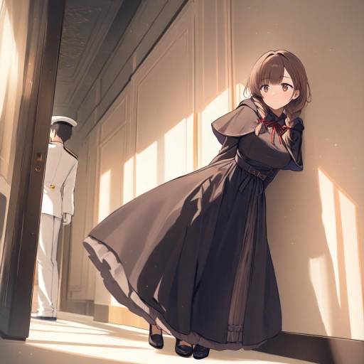 Surprised Admiral Kancolle in Soft Light