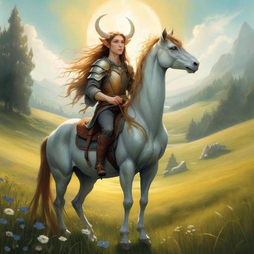 Noble Centaur in Enchanted Meadow