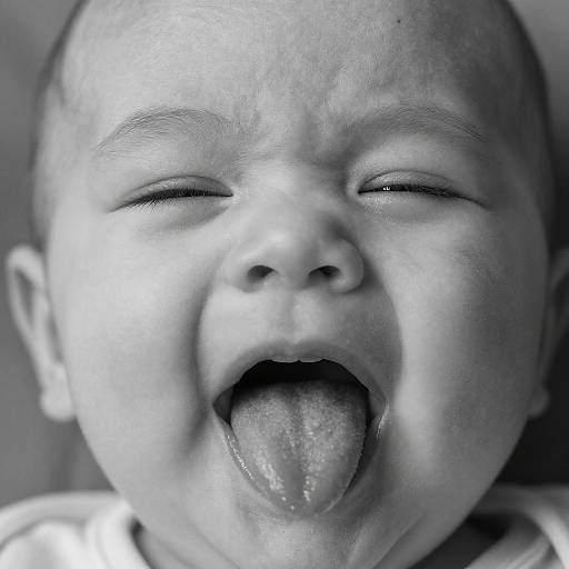 Candid Close-Up of Baby's Face