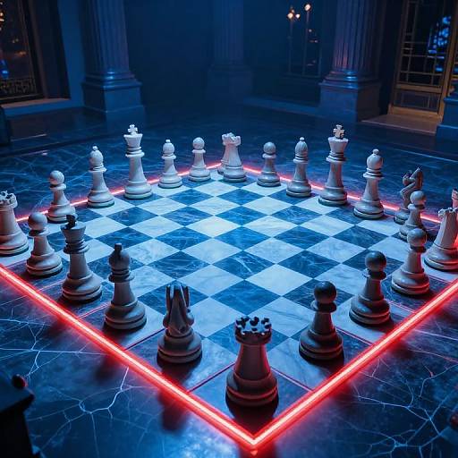 Ethereal Chessboard in Gravity-Defying Hall