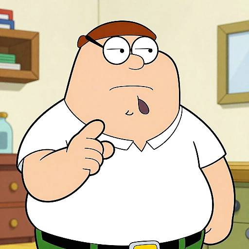 Humorous Cartoon Peter Griffin Art
