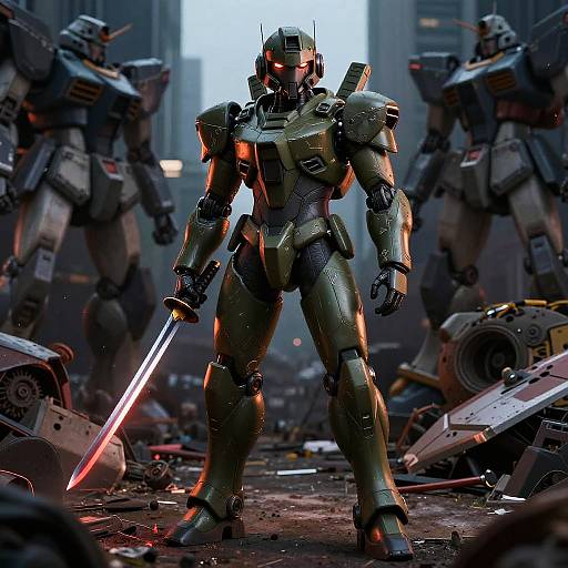 Urban Mech Engineer in Twilight Junkyard