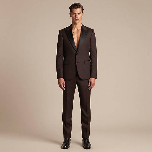 Modern Male Model in Stylish Suit