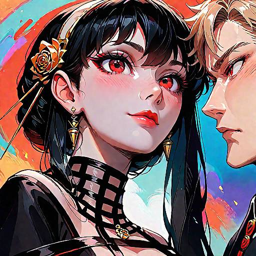 Twilight and Yor Briar Split Screen