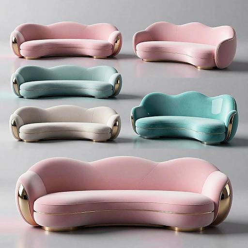 Futuristic Luxury Modern Sofas