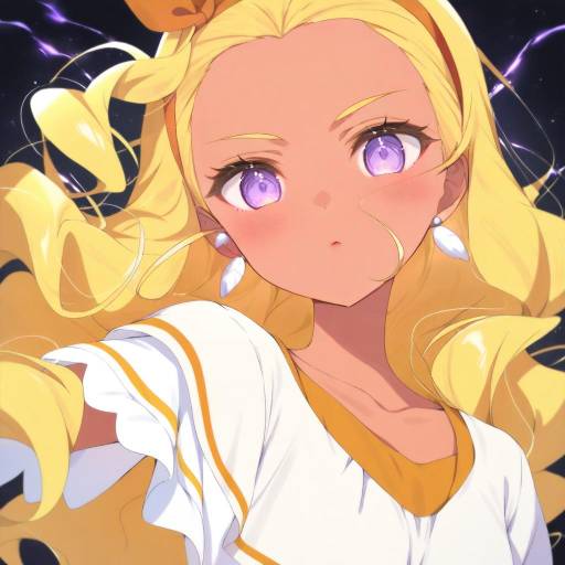 Illustration of Amamiya elena, precure in the style of Chm (macharge)