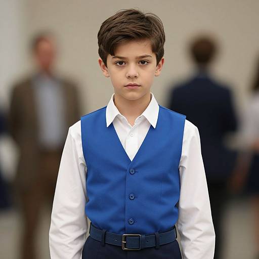 Realistic Sebastian Boy Costume Portrait