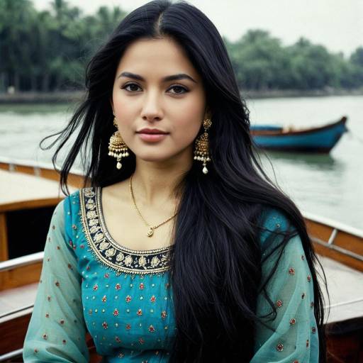 Elegant Solo Portrait of a Girl