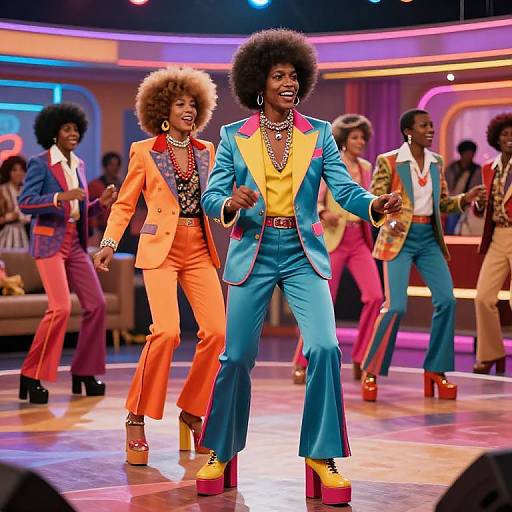 70s Disco Soul Train Vibe