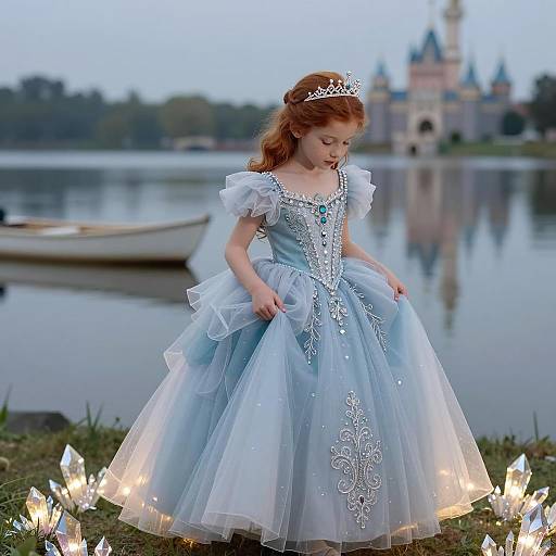 Crystal Princess at a Dreamy Lakeside