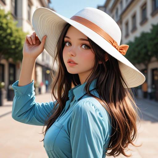 Realistic Outdoor Portrait of a Girl