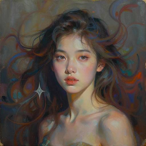 Ethereal Portrait of a Young Woman