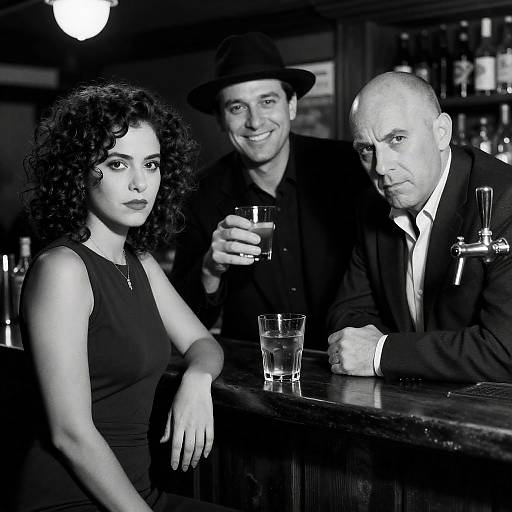 Moody Bar Scene with Dynamic Characters