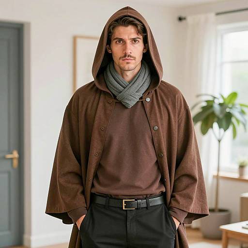 Casual Home Costume Portrait of Man