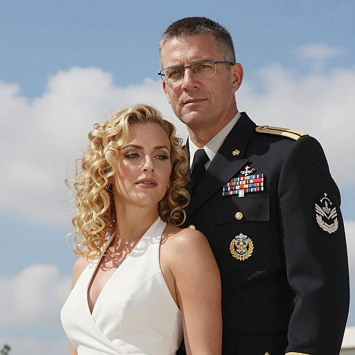 Portrait of Unity Against a Blue Sky