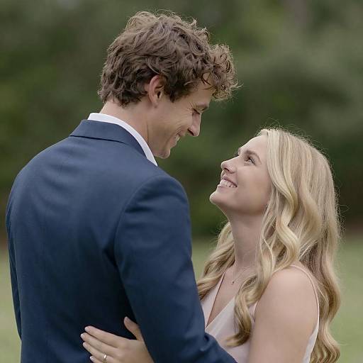 Romantic Outdoor Couple Photograph