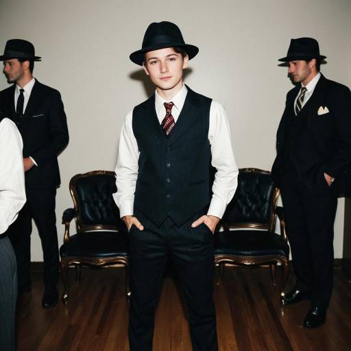 Solo Male in Formal Murder Mystery Attire