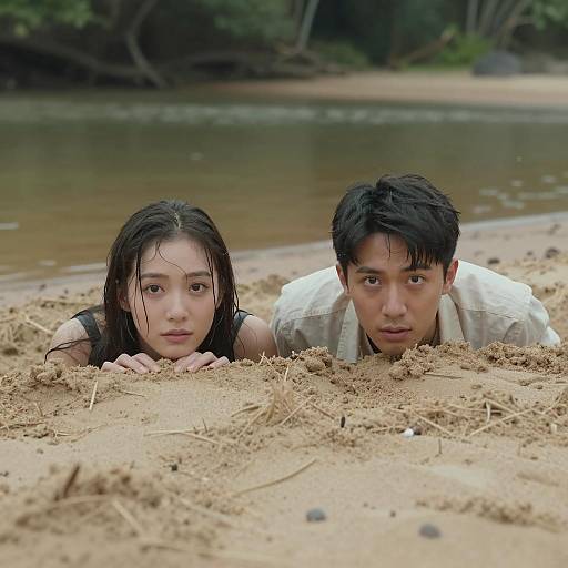 Dune Escape: A Sandy Encounter