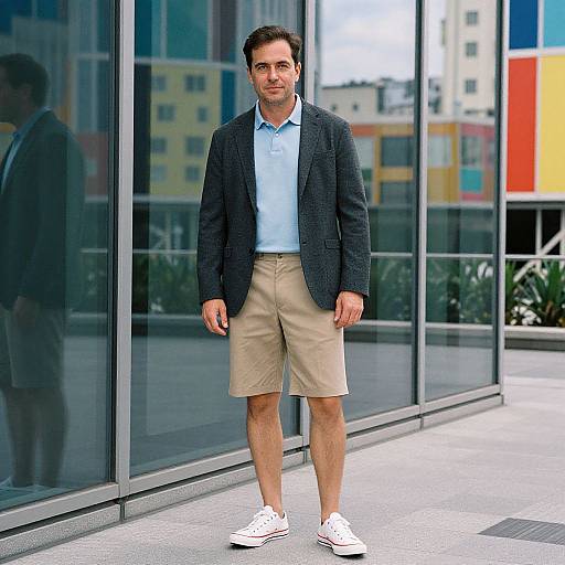 Stylish Man in Urban Modern Outfit