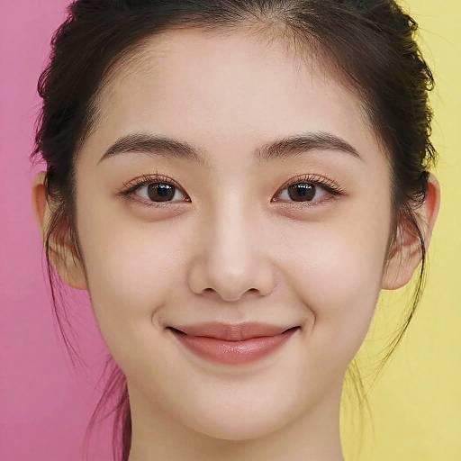 Positive Canthal Tilt Asian Portrait