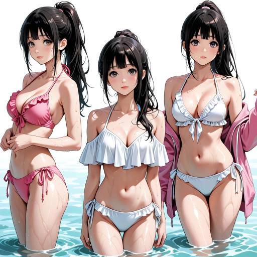 Chitanda Eru in Stylish Swimsuit