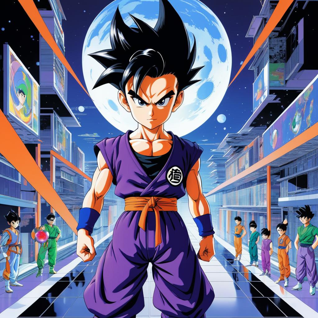 Gohan in Tezuka's Futuristic School World