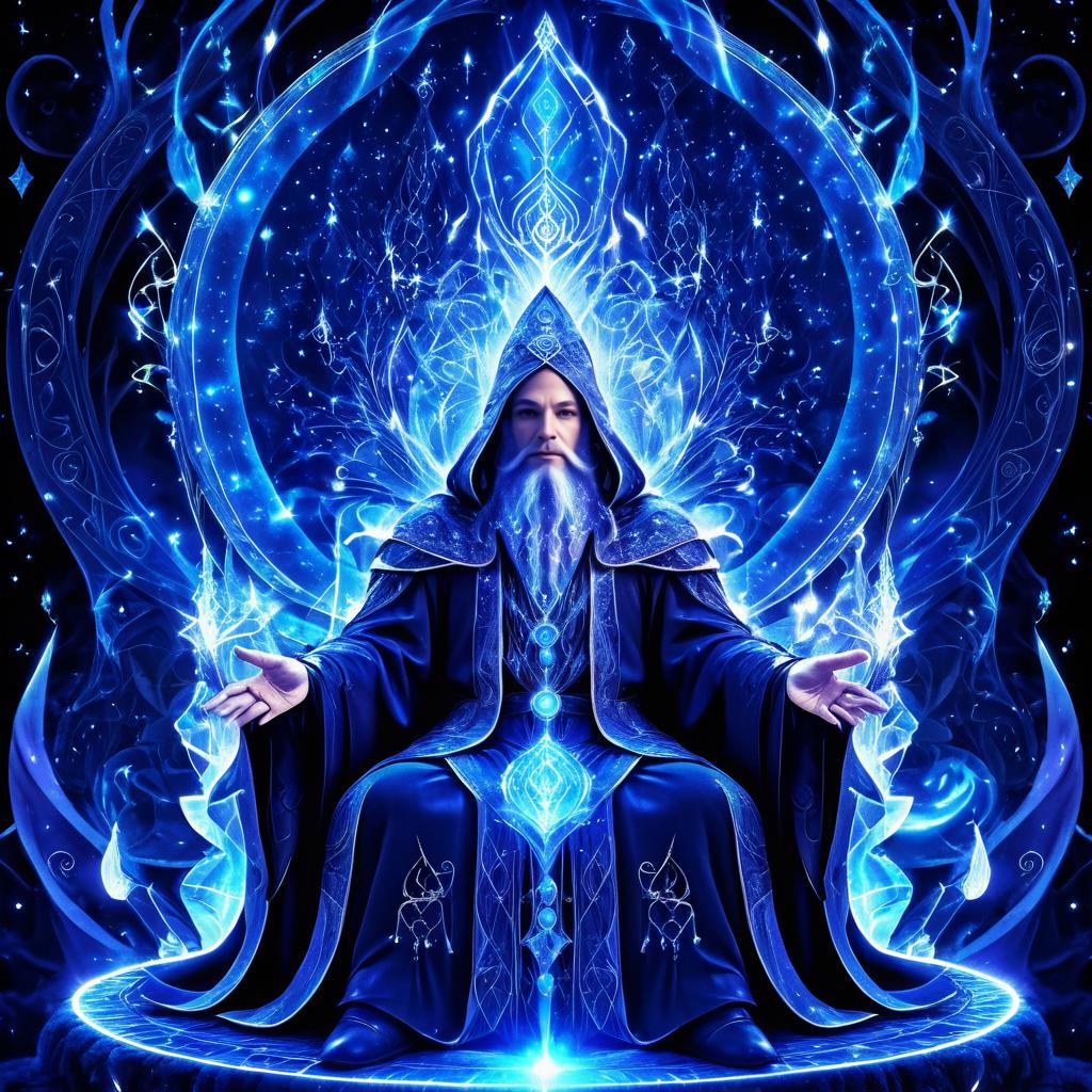 Mystical Wizard Sage in Enchanted Art