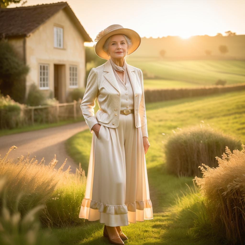 Vintage Glamour in a Countryside Setting