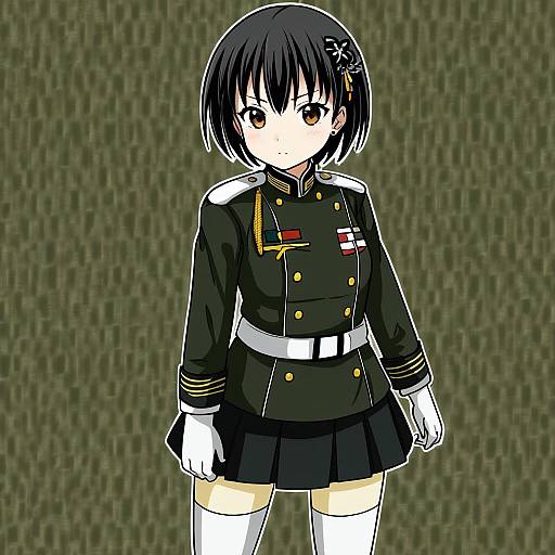 Illustration of Haguro kai ni (kancolle), kantai collection in the style of Neko neko koneko
