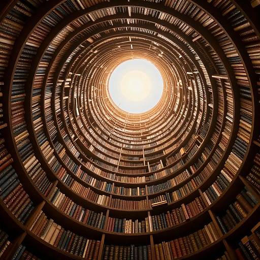 Ethereal Infinite Spiral Library