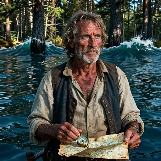 Seafarer Between Forest and Sea