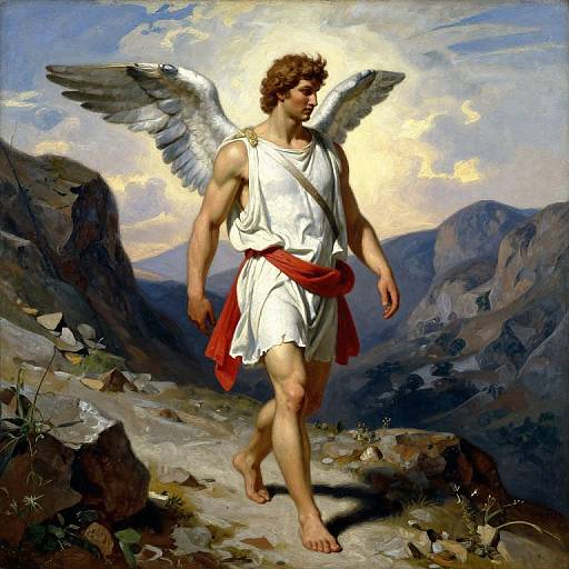 Hermes on Mountain Path by Anders Zorn