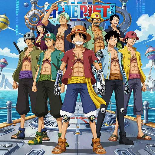 Anime-style digital artwork of 