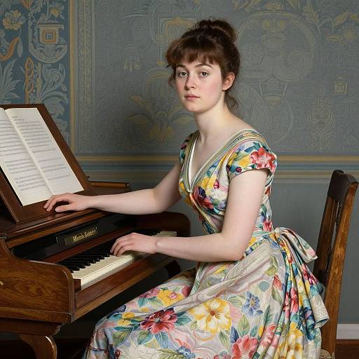 Elegant Portrait of Maria Sethe