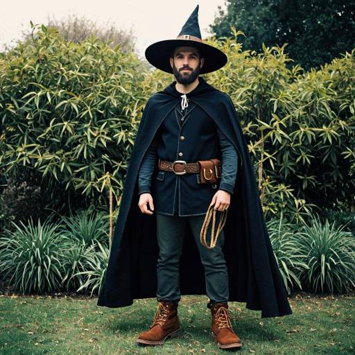 Wiccan Suit Costume for Male Character