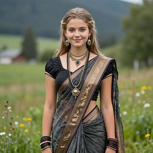 Hyper-Realistic Portrait of Norwegian Girl