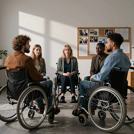 Diverse Group Therapy Session