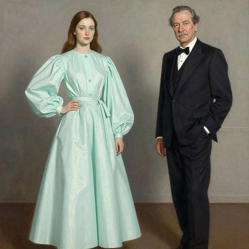 Fashion Painting with Pale Mint Accents