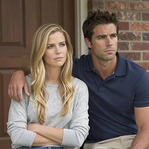 Intimate Moment on the Porch