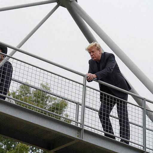 Intense Portrait of a Suited Man