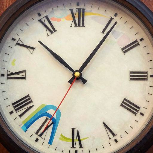 Surreal Geometric Clockscape