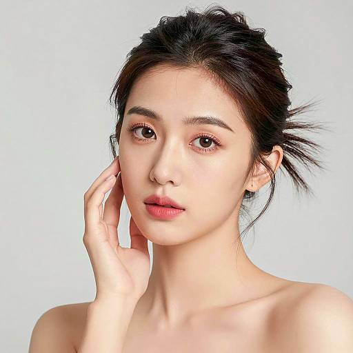 Portrait of an Asian Woman with Elegance