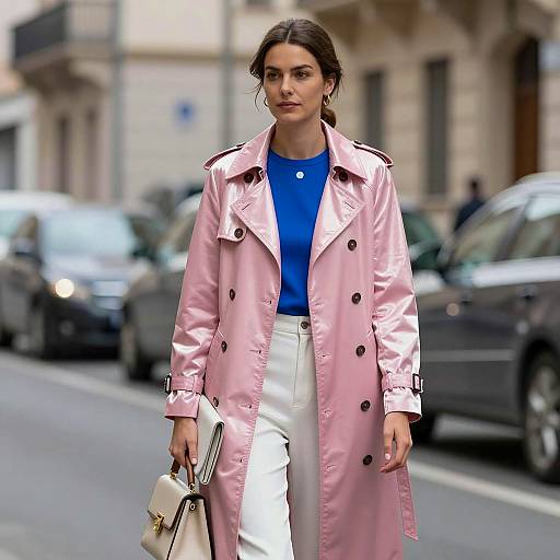 Stylish Woman in Urban Setting