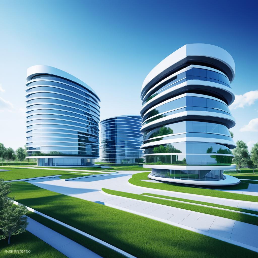 Innovative Futuristic Headquarters for NovaTech