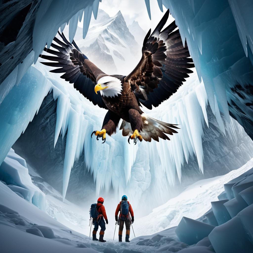 Enchanted Eagle Discovery in Ice Valley