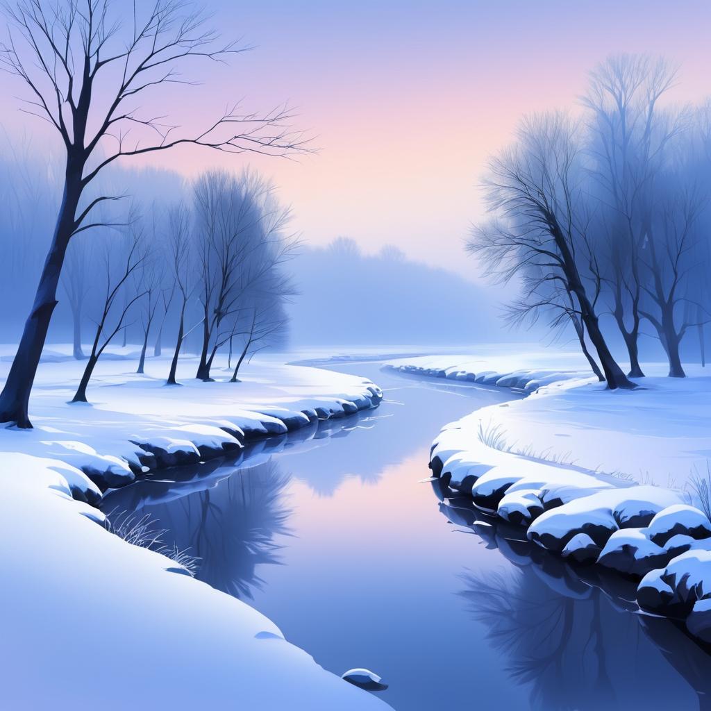 Enchanted Twilight by the Snowy River